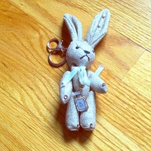 Gold Bunny Keychain